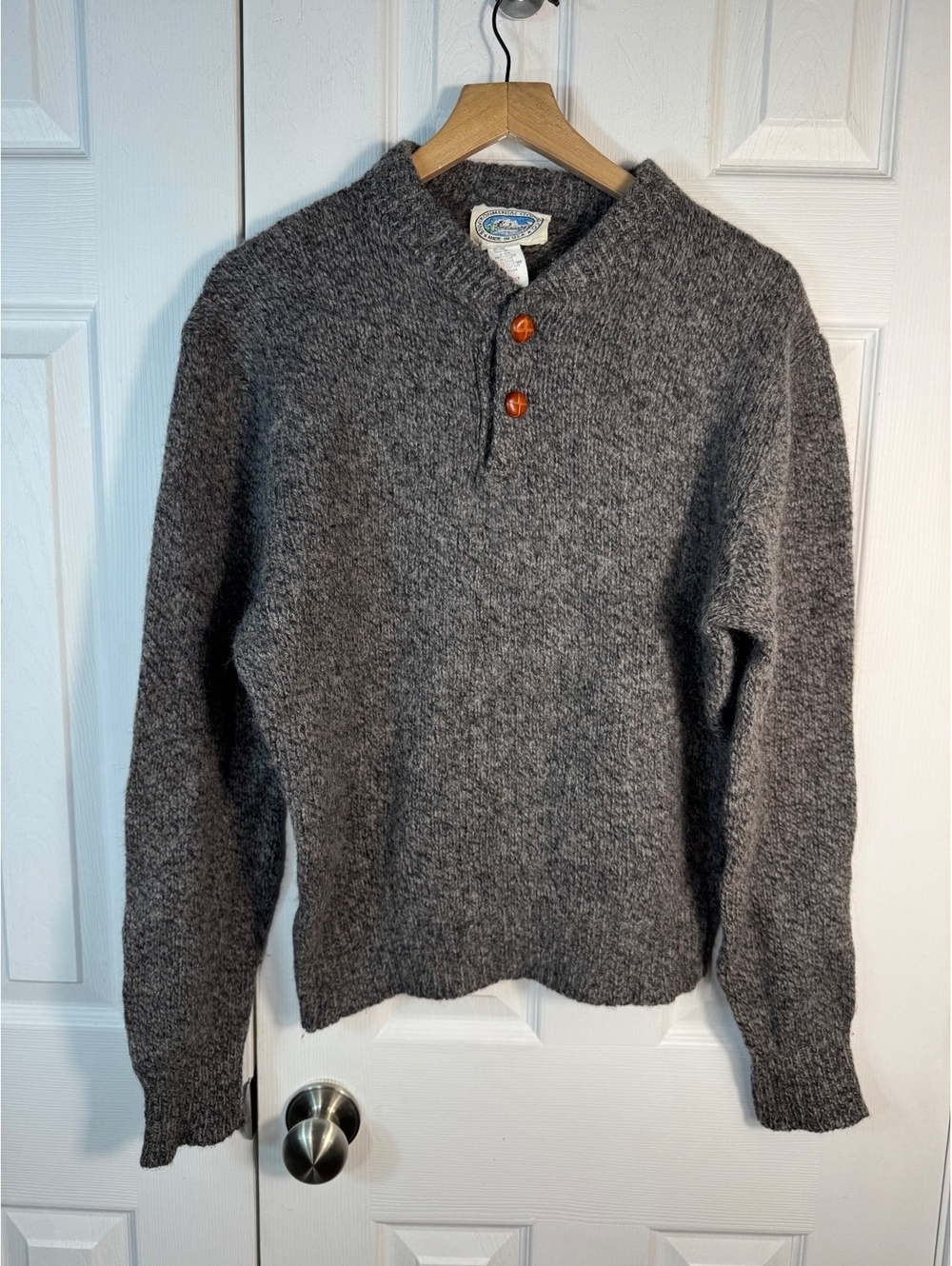 Vintage Environmental Clothing Co. Gray Wool Nylon Sweater Medium